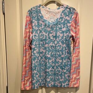 Sundance Whimsey Rose long sleeve tee